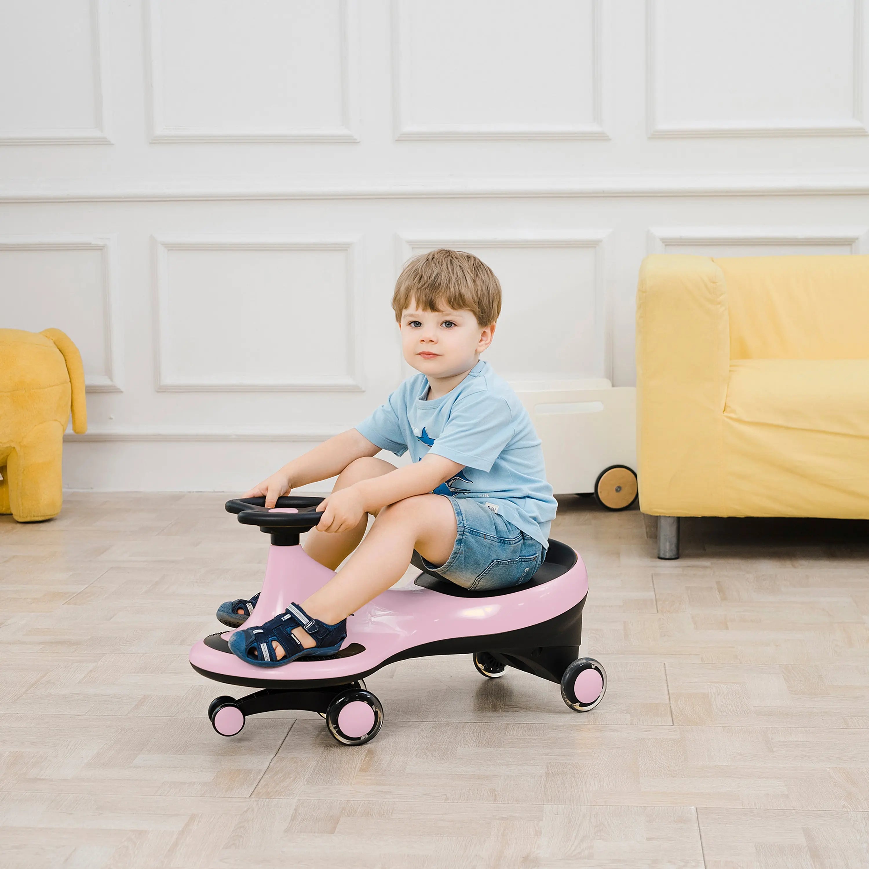 Photo of Freddo Toys Swing Car with Flashing Wheels by Freddo Toys - Premium Toys for UTVs / Side by Sides