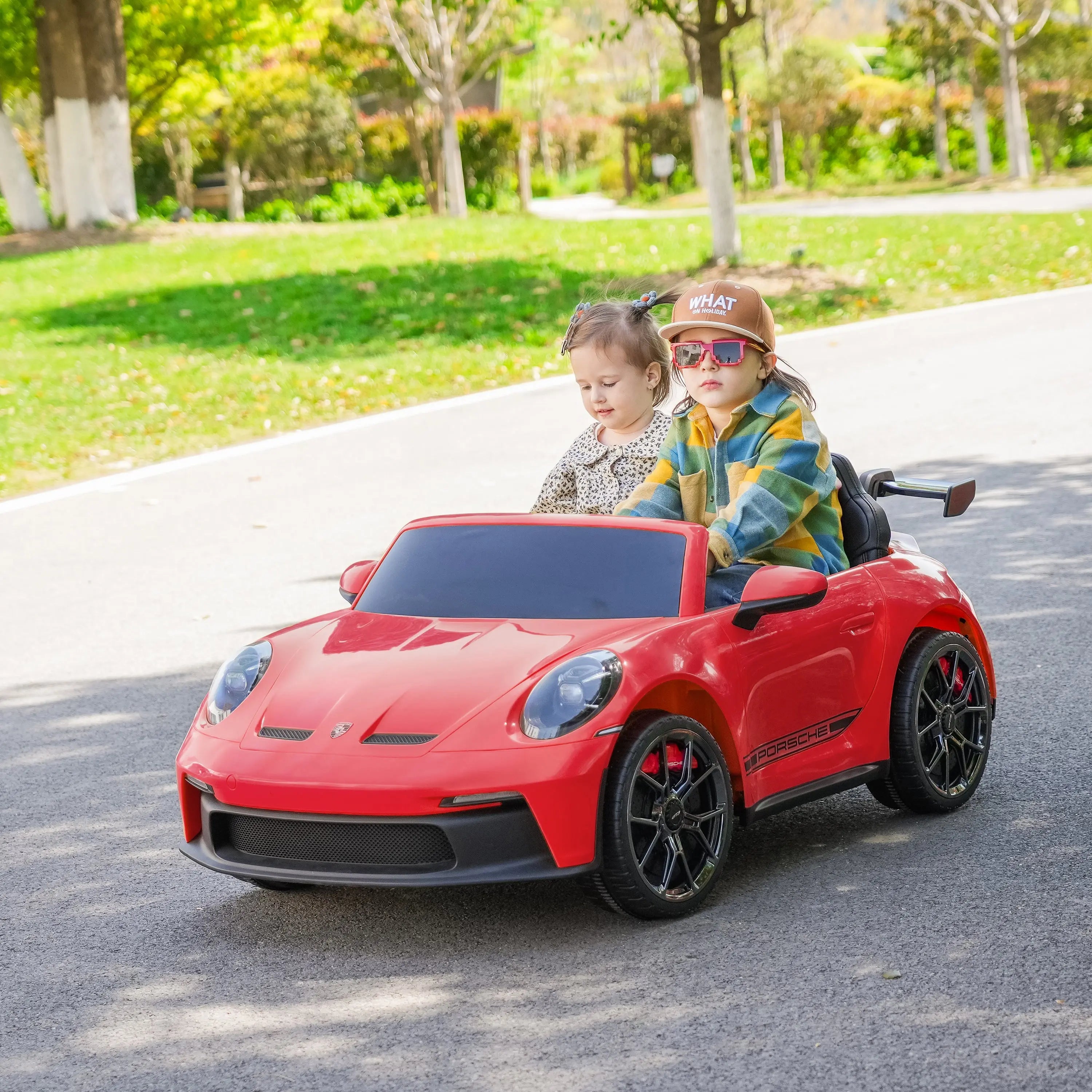 Photo of 24V Porsche 911 GT3 2 Seater - NEW Silent Motor by Freddo Toys - Premium Electric Kids Cars for UTVs / Side by Sides