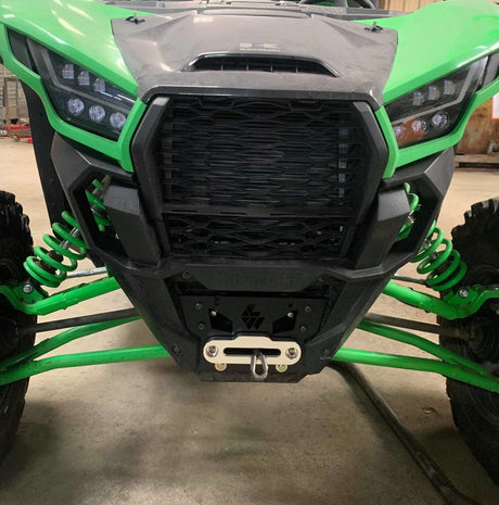 Photo of Kawasaki Winch Mount by L&W Fab - Premium Accessories for UTVs / Side by Sides