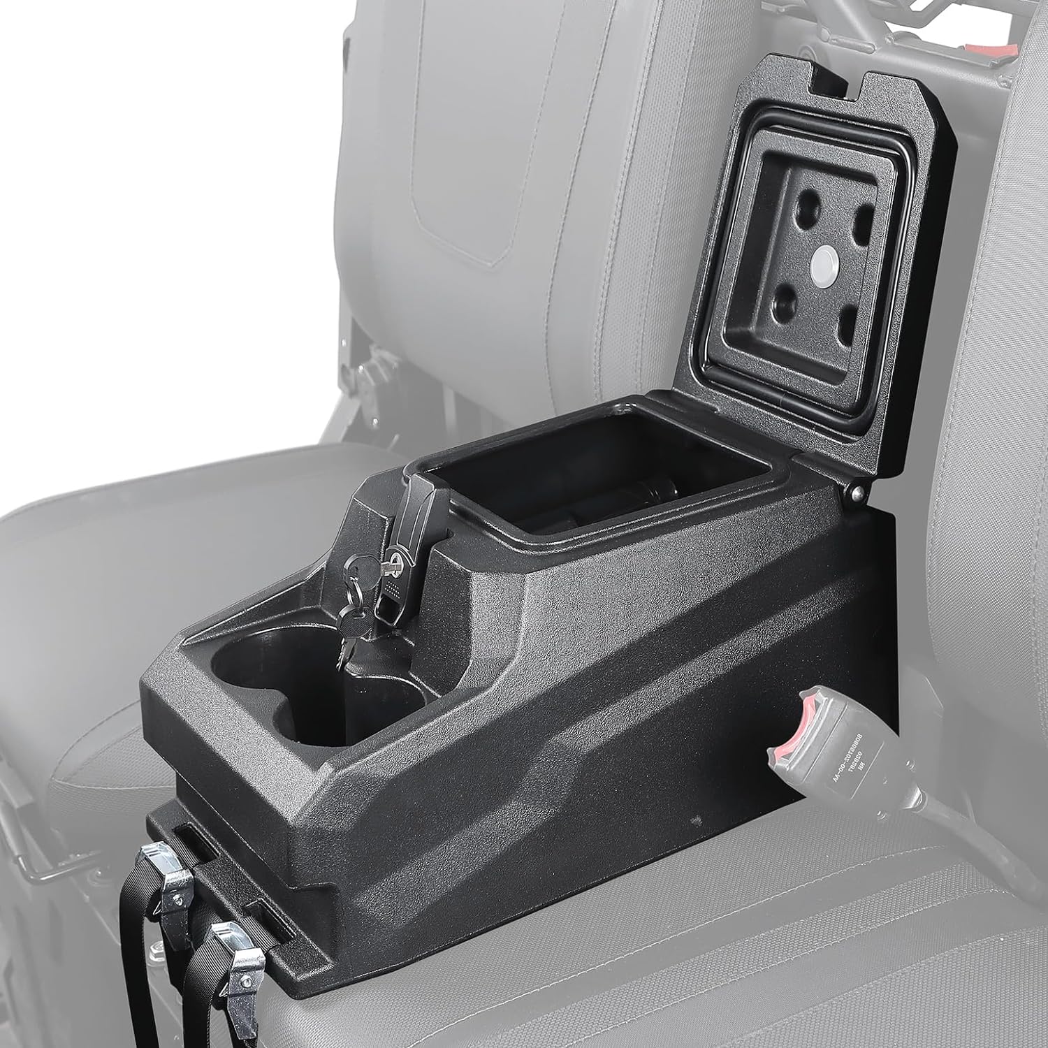 Photo of UTV Bench Seat Center Console Box for CFMOTO UFORCE 1000/1000XL 2019-2025 by Kemimoto - Premium for UTVs / Side by Sides