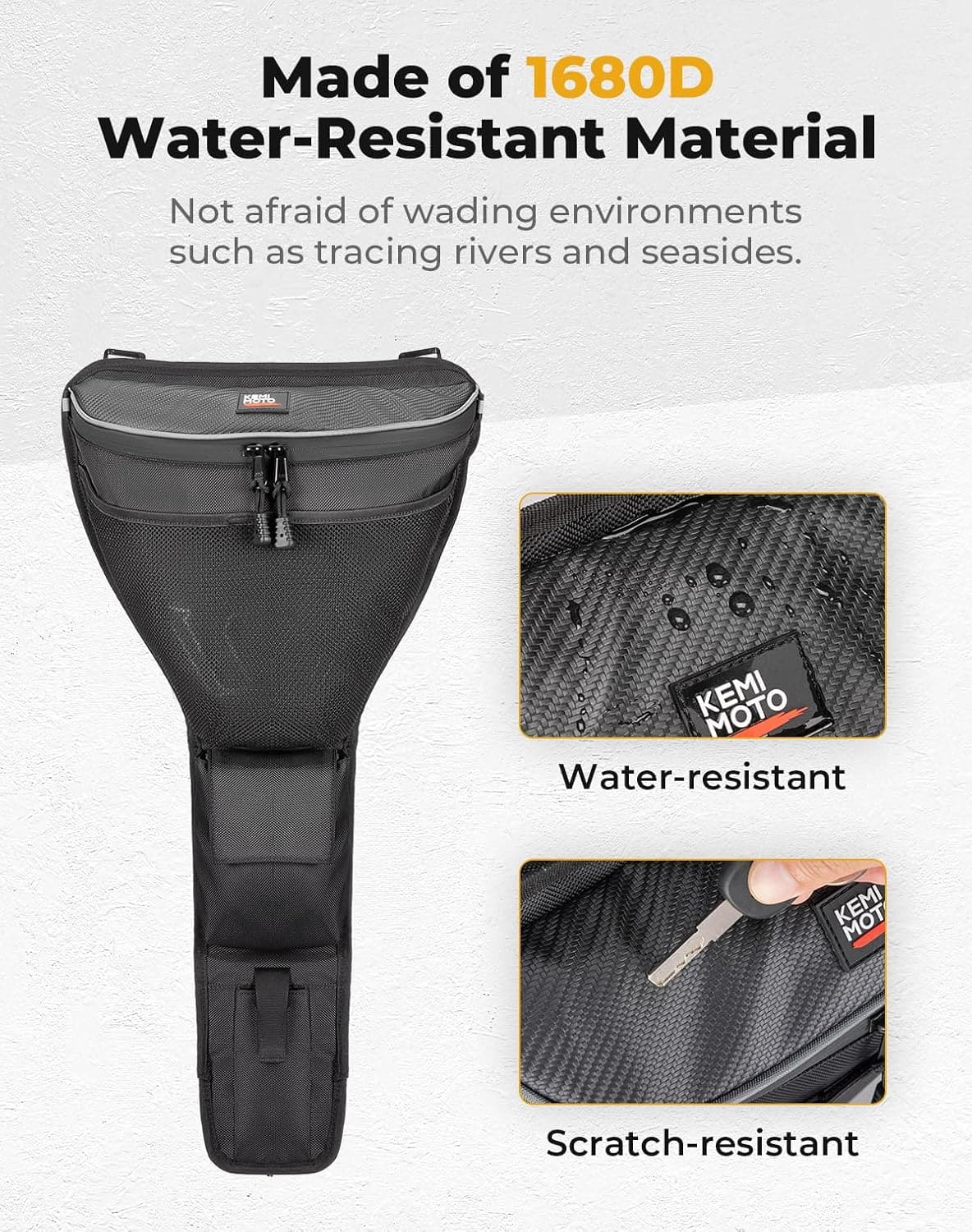 Photo of Kemimoto Center Storage Bag with Cup holder for 2024-2025 Polaris RZR XP 1000/ 4 by Kemimoto - Premium for UTVs / Side by Sides