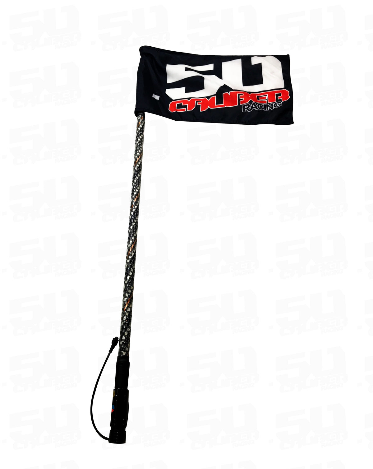 Single 50 Cal LED Lighted Whip with Bluetooth App Control - 50 Caliber Racing image 2