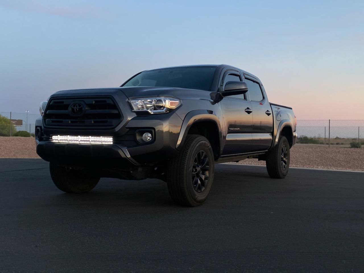 Photo of 2016-2023 Toyota Tacoma Bumper Light Bar Kit by Vision X Off-Road - Premium Vehicle Specific Kit for UTVs / Side by Sides