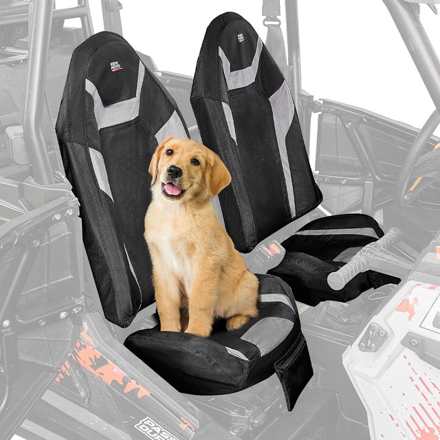 Photo of Seat Covers Water-Resistant 1680D for Polaris RZR XP 1000/Turbo 2014-2023 by Kemimoto - Premium for UTVs / Side by Sides
