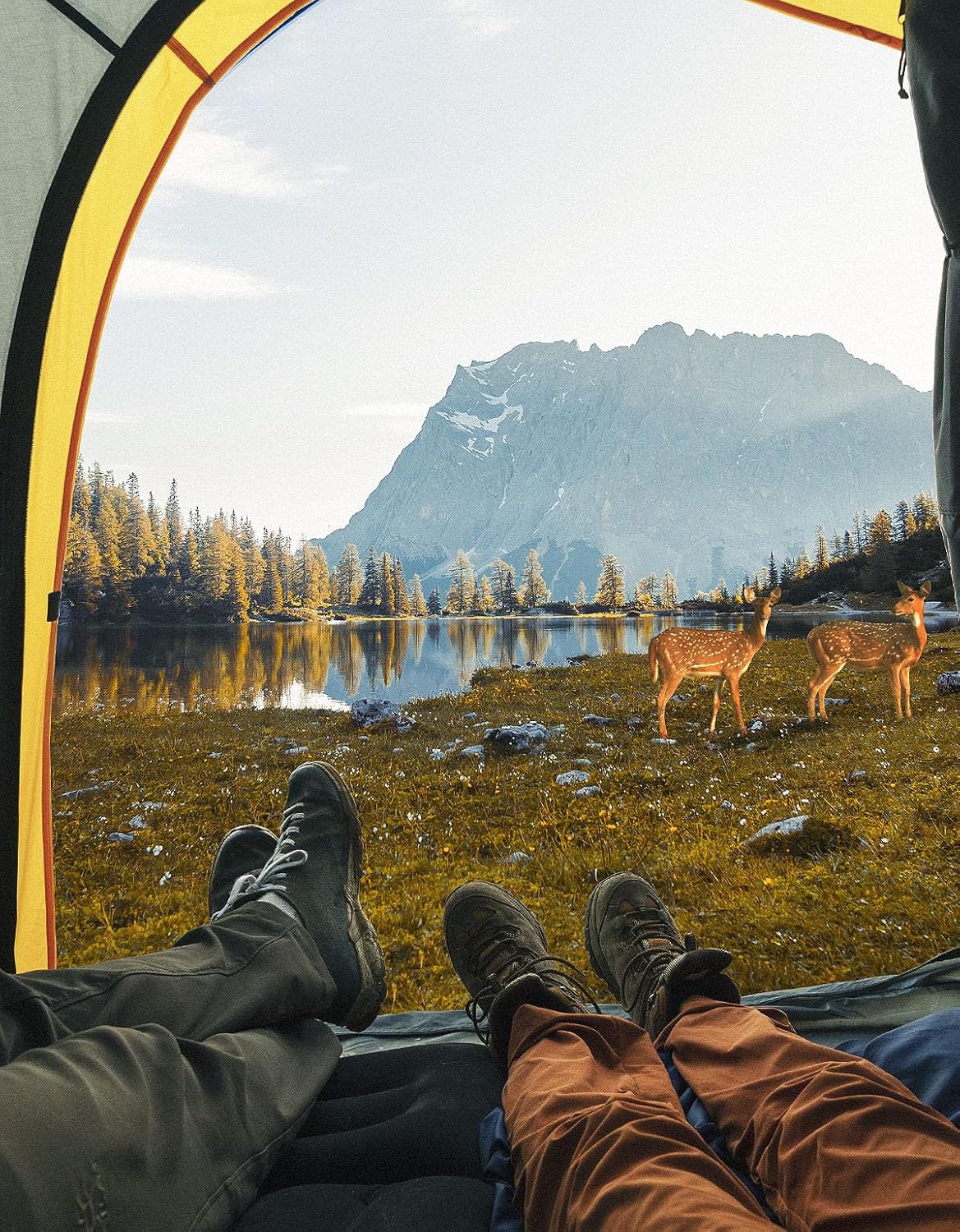 Photo of Kemimoto JOYTUTUS Pickup Truck Tent 2.0, 5.5'-6' Camping Preferred - Orange by Kemimoto - Premium for UTVs / Side by Sides
