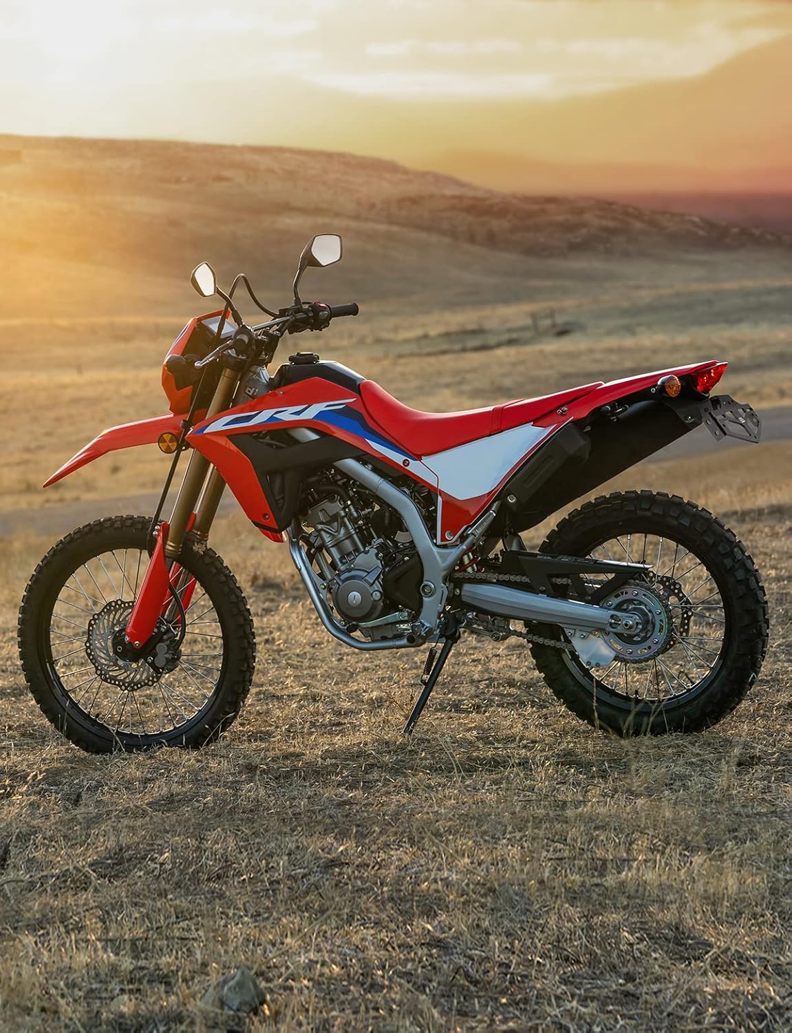 Photo of Motorcycle License Plate for CRF300L 2021-2022, CRF300L Rally 2021-2022 by Kemimoto - Premium for UTVs / Side by Sides