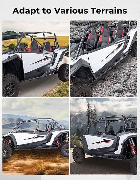 Photo of Nerf Bars Rock Sliders for Polaris RZR XP 1000/ XP 4 1000 2024-2025 by Kemimoto - Premium for UTVs / Side by Sides