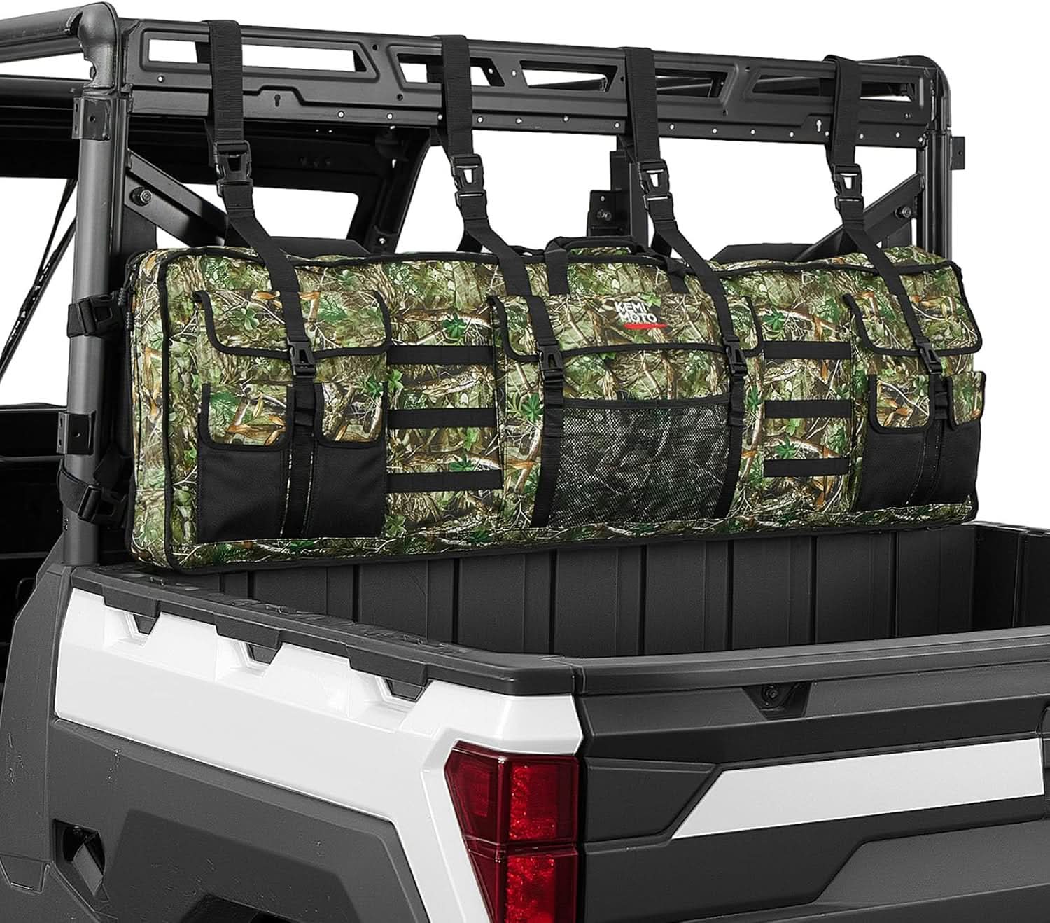 Photo of UTV Hunting Tool Bag Rack, Rear Roll Cage Carrier Case by Kemimoto - Premium for UTVs / Side by Sides