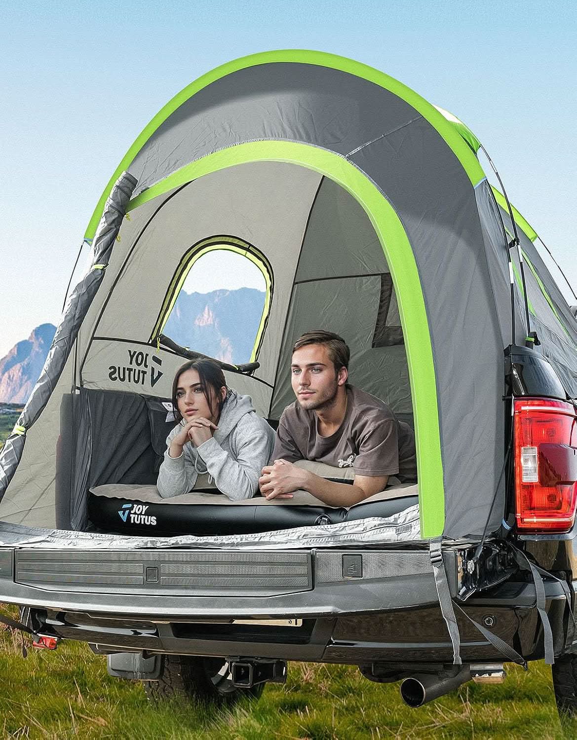 Photo of Kemimoto JOYTUTUS Pickup Truck Tent 2.0, 5.5-6 ft, Fiberglass rod by Kemimoto - Premium for UTVs / Side by Sides