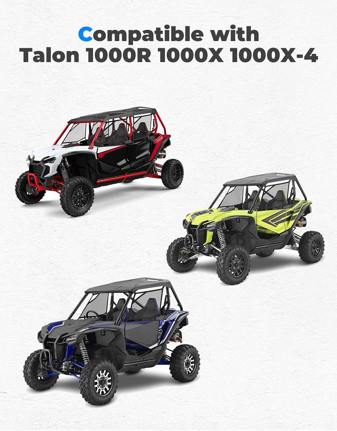 Photo of Wider Fender Flares Extensions for Talon 1000X 1000R 1000X-4 (2019-2024) by Kemimoto - Premium for UTVs / Side by Sides