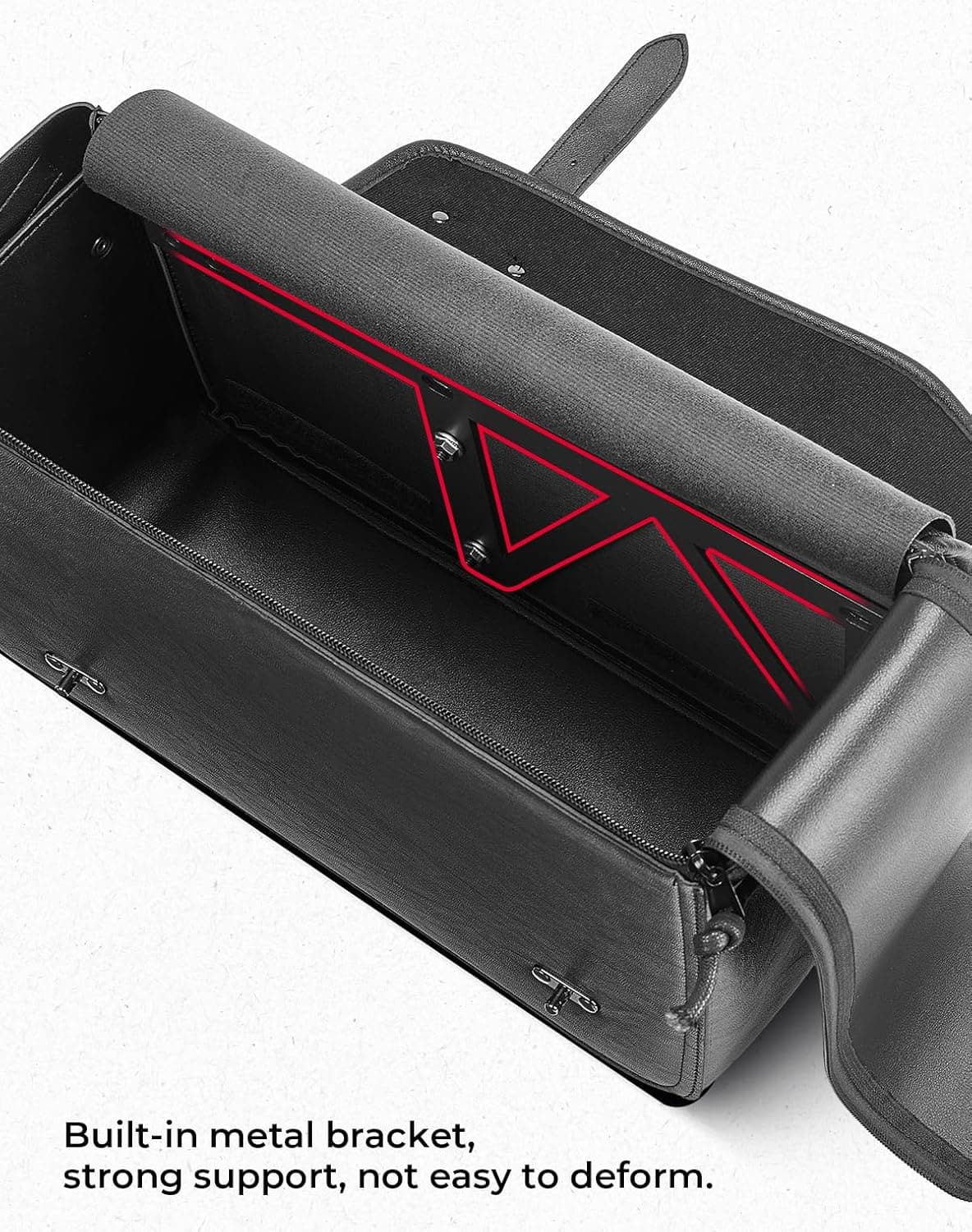 Photo of 24L Saddlebags PU Leather Side Bags for Sportster Softail Dyna by Kemimoto - Premium for UTVs / Side by Sides
