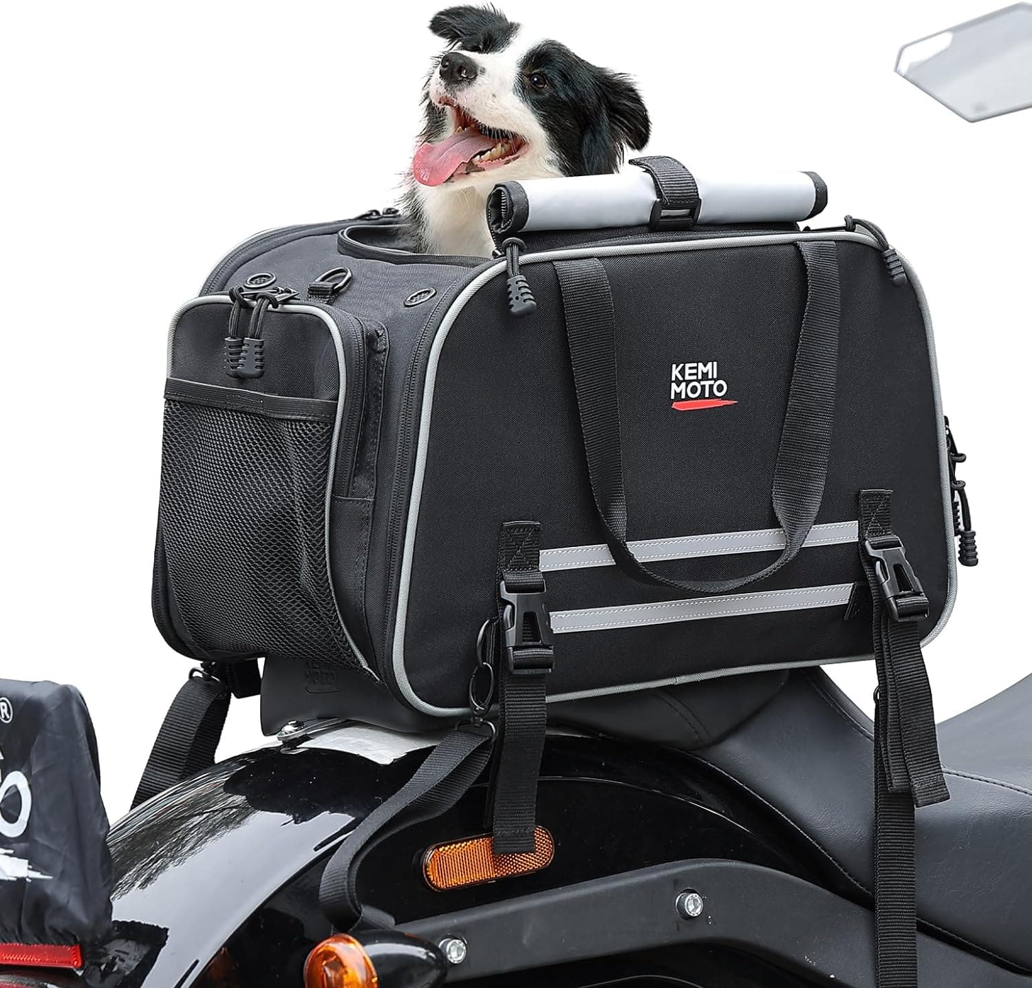 Photo of Pet Carrier for Motorcycle by Kemimoto - Premium for UTVs / Side by Sides