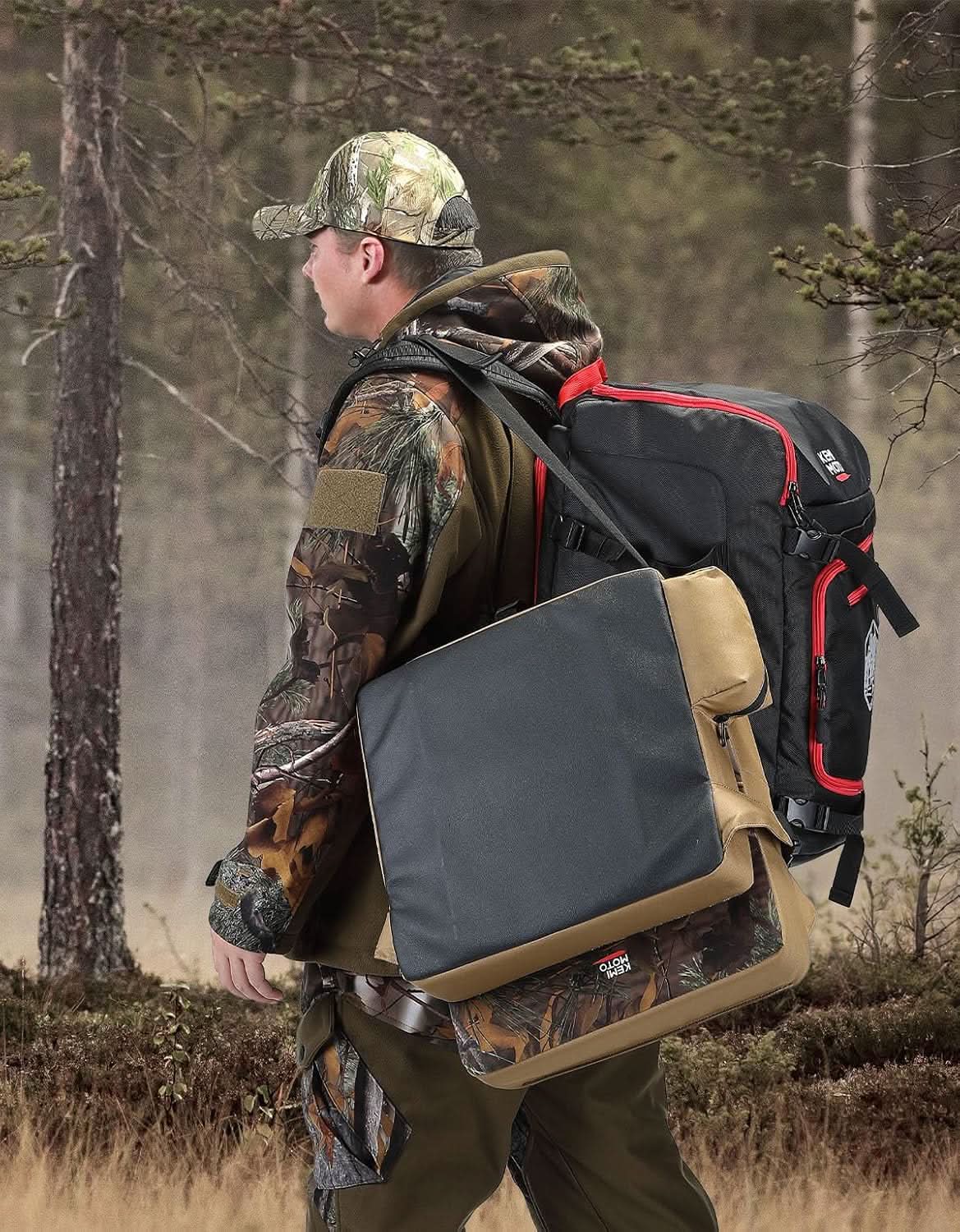 Photo of Hunting Seat Cushion Heated with 20000mAh Battery by Kemimoto - Premium for UTVs / Side by Sides