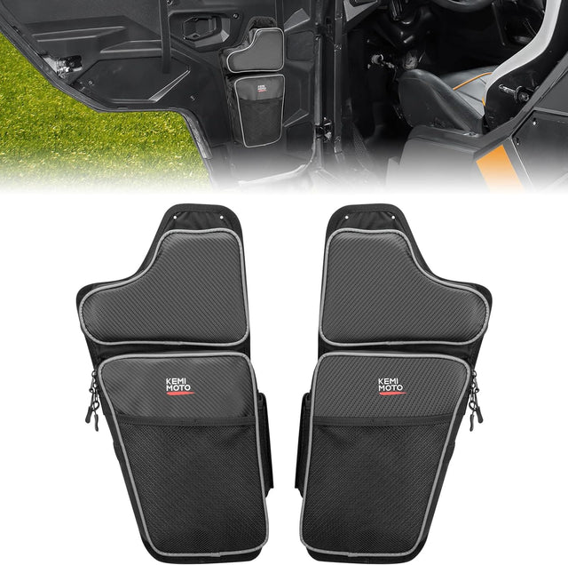 Photo of Kemimoto Front Lower Door Bags with Knee for Polaris General 1000/4 2016-2024, 2PCS by Kemimoto - Premium for UTVs / Side by Sides