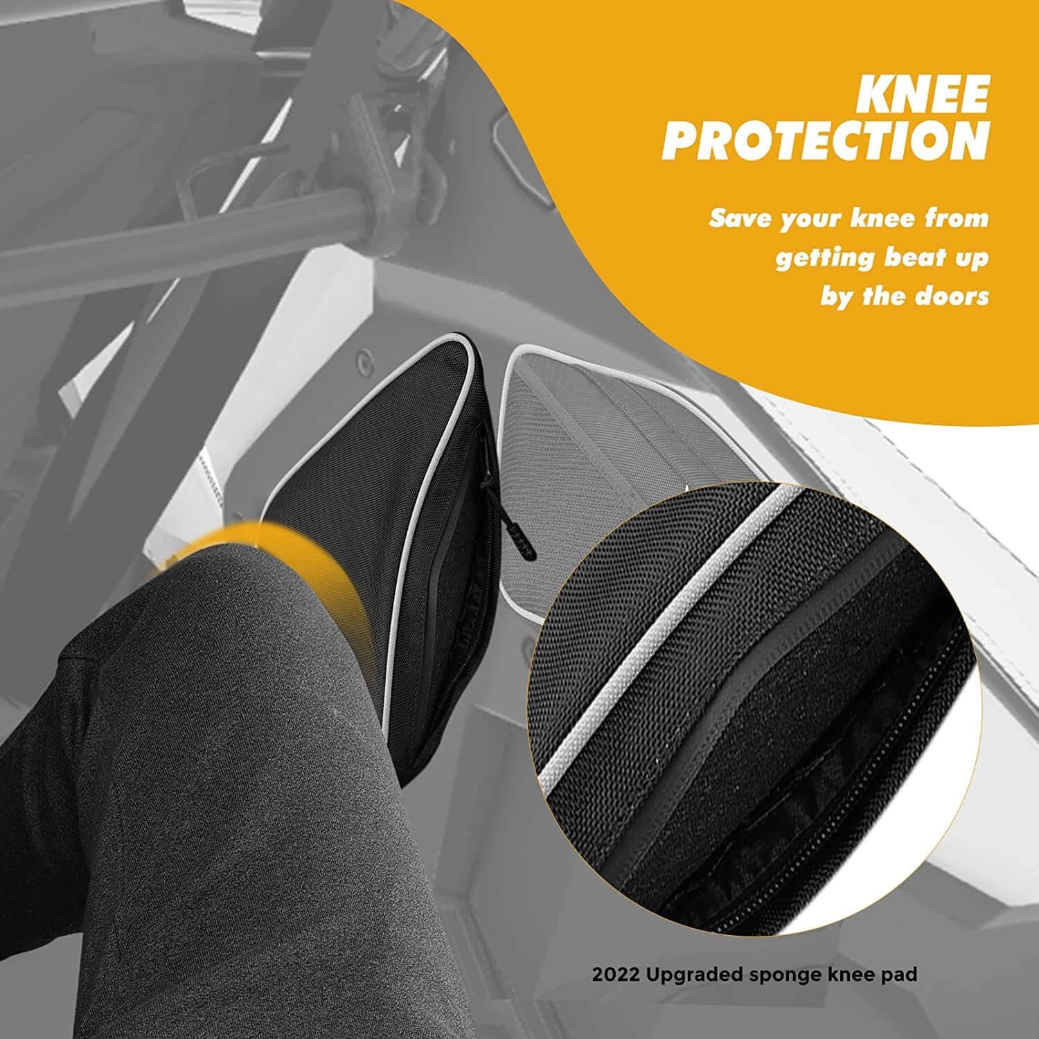 Photo of Rear Door Bags for Polaris RZR PRO XP 4 Turbo R 4 PRO R 4 2020-2024 by Kemimoto - Premium for UTVs / Side by Sides