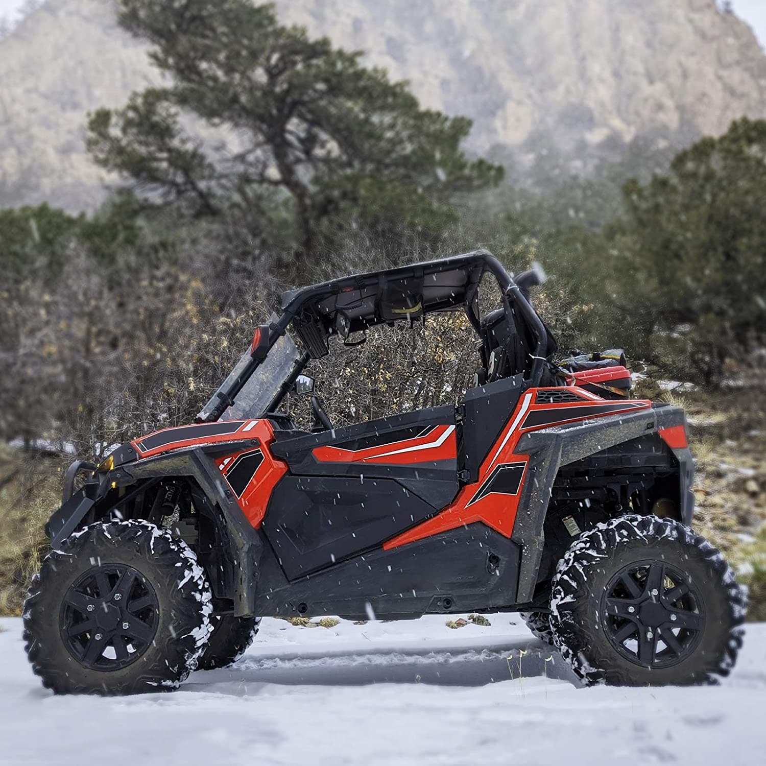 Photo of Lower Half Door Inserts Panels For Polaris RZR 60" Models (2 DOORS) by Kemimoto - Premium for UTVs / Side by Sides