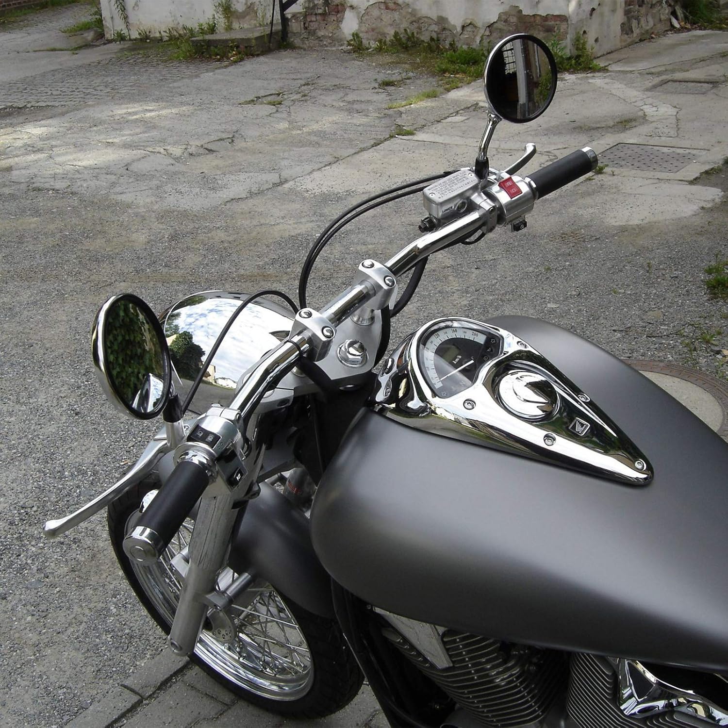 Photo of 1 Inch Motorcycle Handlebar Risers, Aluminum Alloy Motorcycle Risers by Kemimoto - Premium for UTVs / Side by Sides