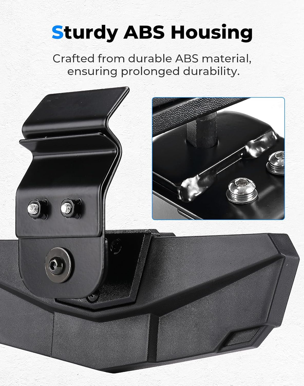 Photo of UTV Rear View Mirror for Polaris Ranger/ Can-Am Defender by Kemimoto - Premium for UTVs / Side by Sides