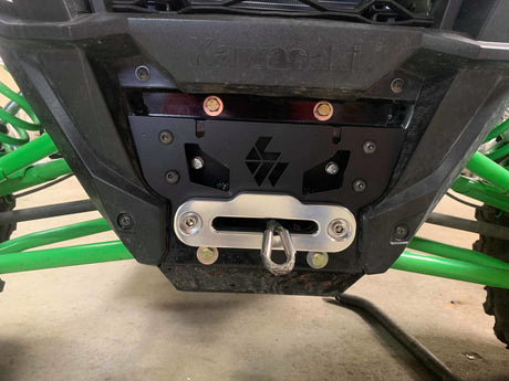 Photo of Kawasaki Winch Mount by L&W Fab - Premium Accessories for UTVs / Side by Sides