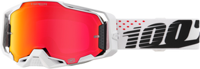 100% Armega HiPER Goggles - Invicta HiPER Red Mirror Lens