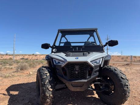 Photo of POLARIS RZR 200 FRONT WINDSHIELD 2020 by Dirt Warrior Accessories - Premium Windshields for UTVs / Side by Sides