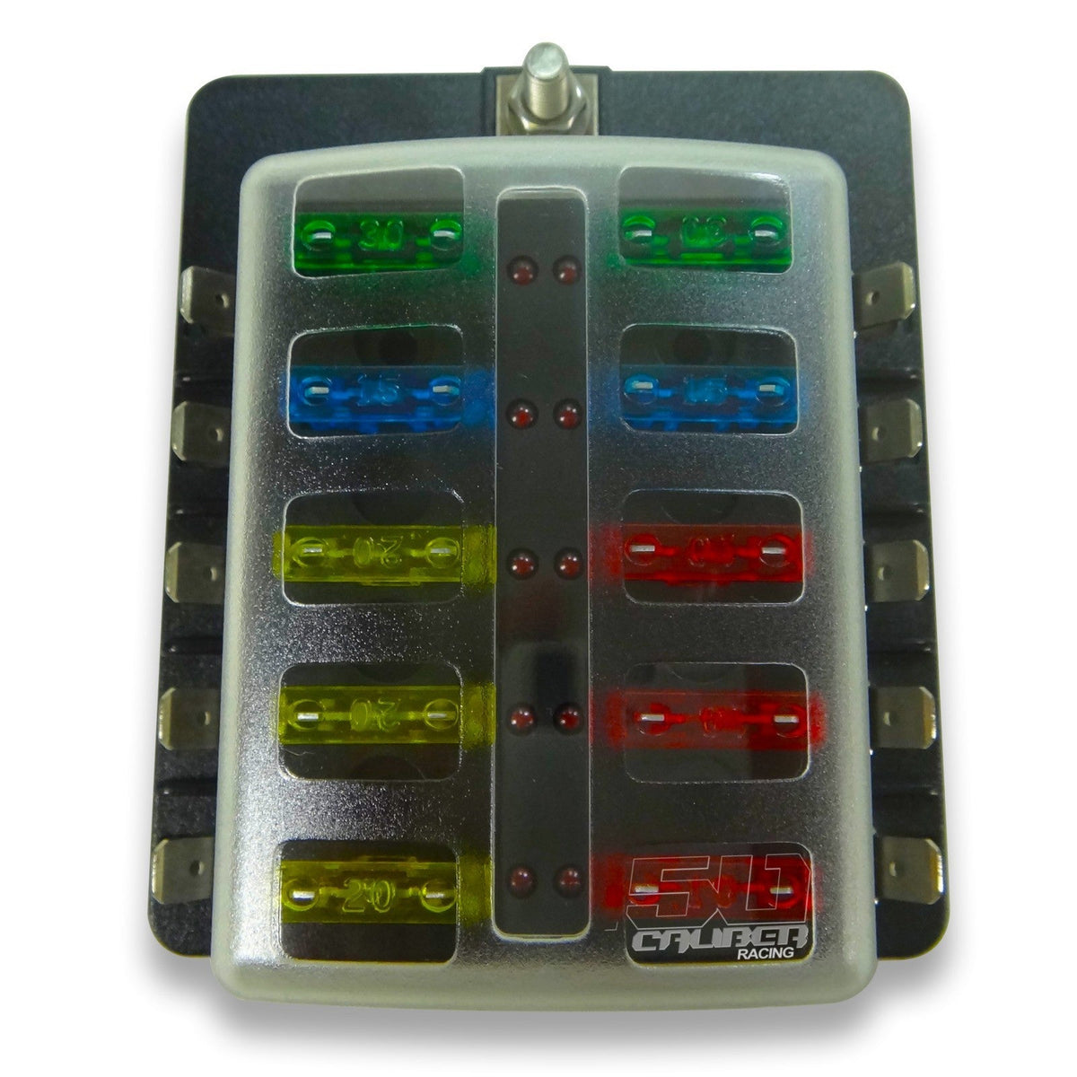 50 Caliber Racing 10 Way Blade Fuse Box