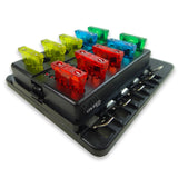 50 Caliber Racing 10 Way Blade Fuse Box
