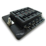 50 Caliber Racing 10 Way Blade Fuse Box