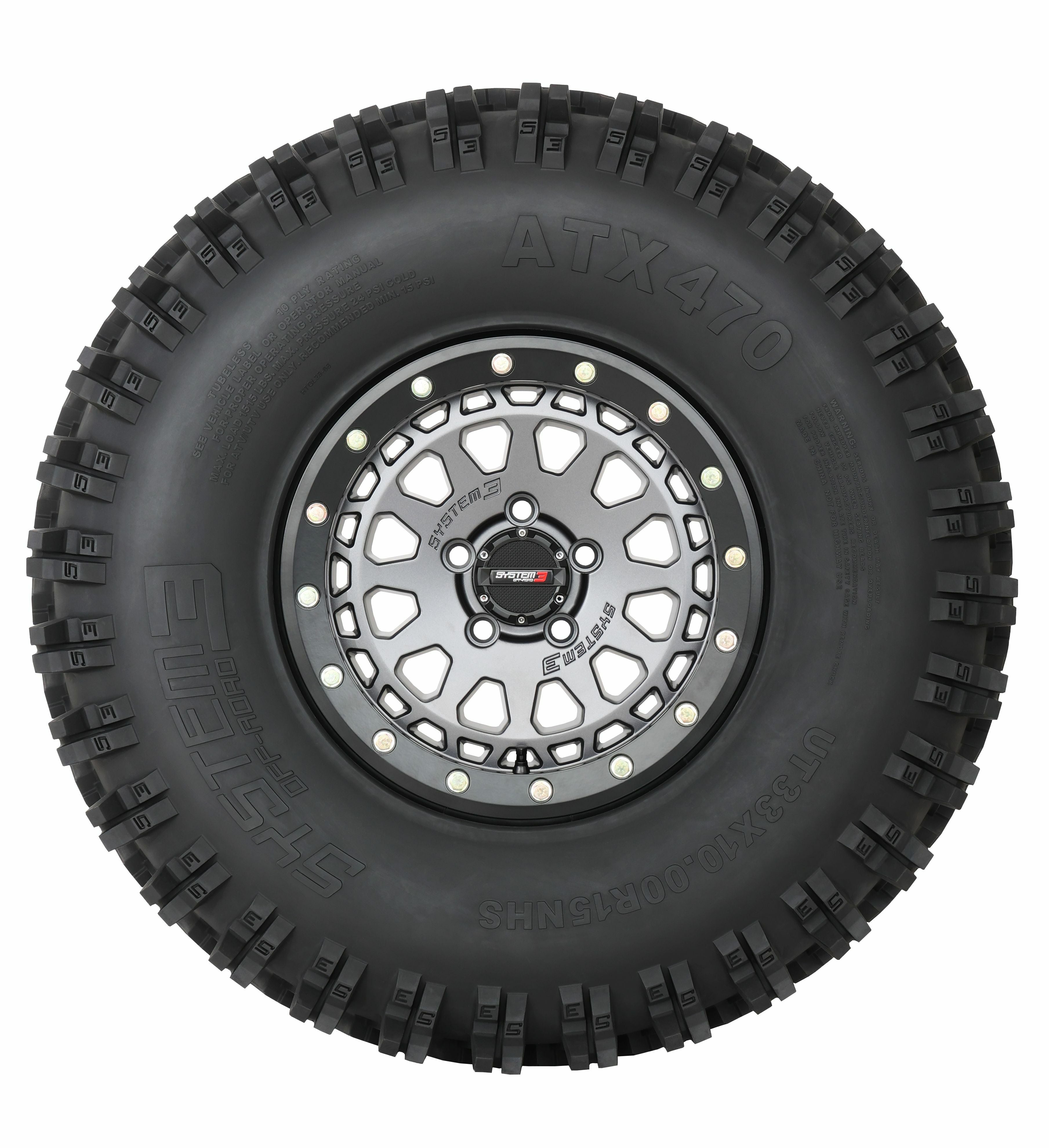 Photo of SYSTEM 3 TIRE ATX470 33X10R15 by SYSTEM 3 - Premium Tires for UTVs / Side by Sides