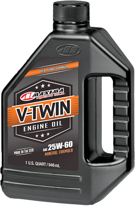 Photo of V-TWIN ENGINE OIL 25W60 32OZ by MAXIMA - Premium Chemicals for UTVs / Side by Sides