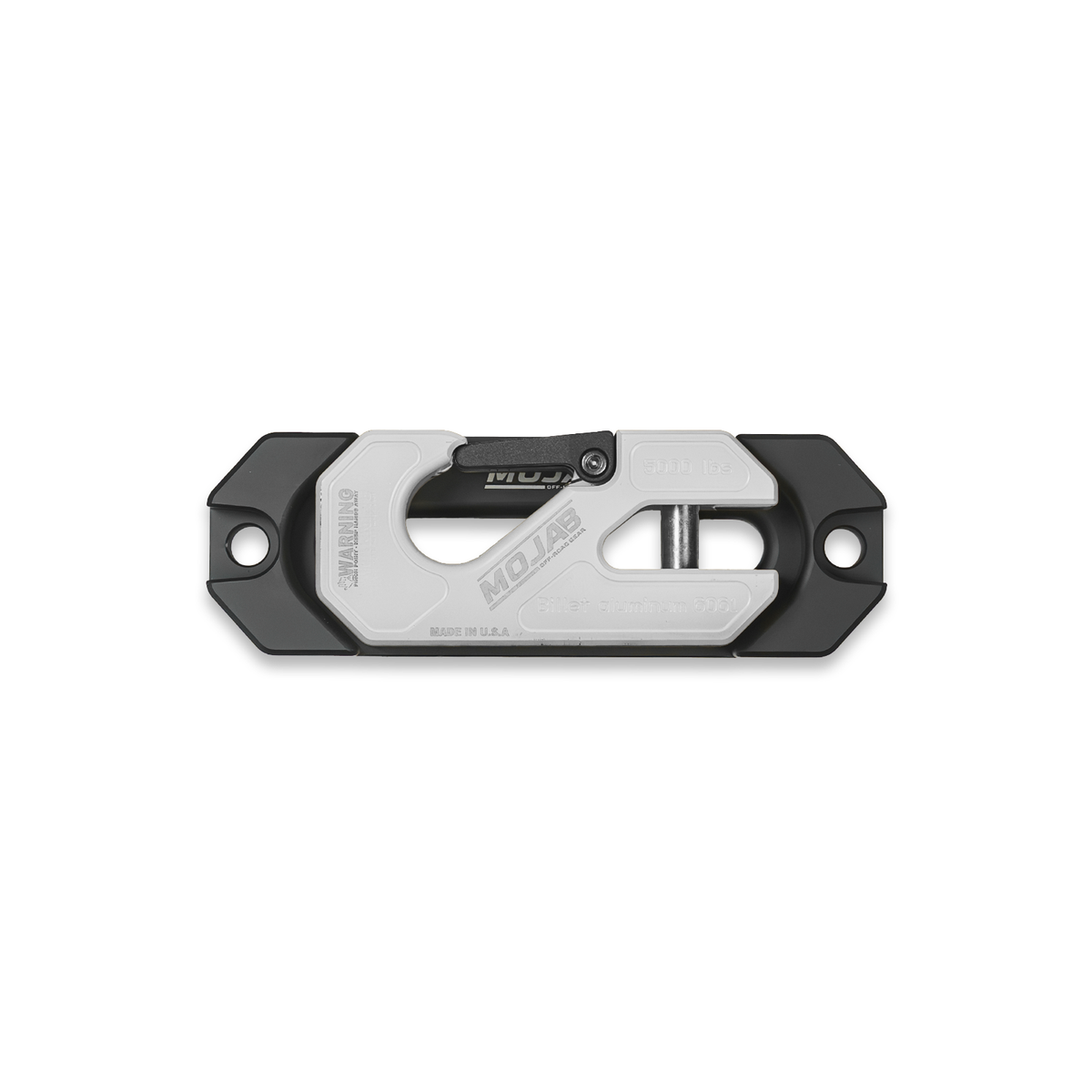 Photo of Side By Side / UTV Aluminum Recessed Winch Shackle with Fairlead Kit, closed latch (LIFE TIME WARRANTY*) by MOJAB OFFROAD - Premium Winches & Winch Mounts for UTVs / Side by Sides