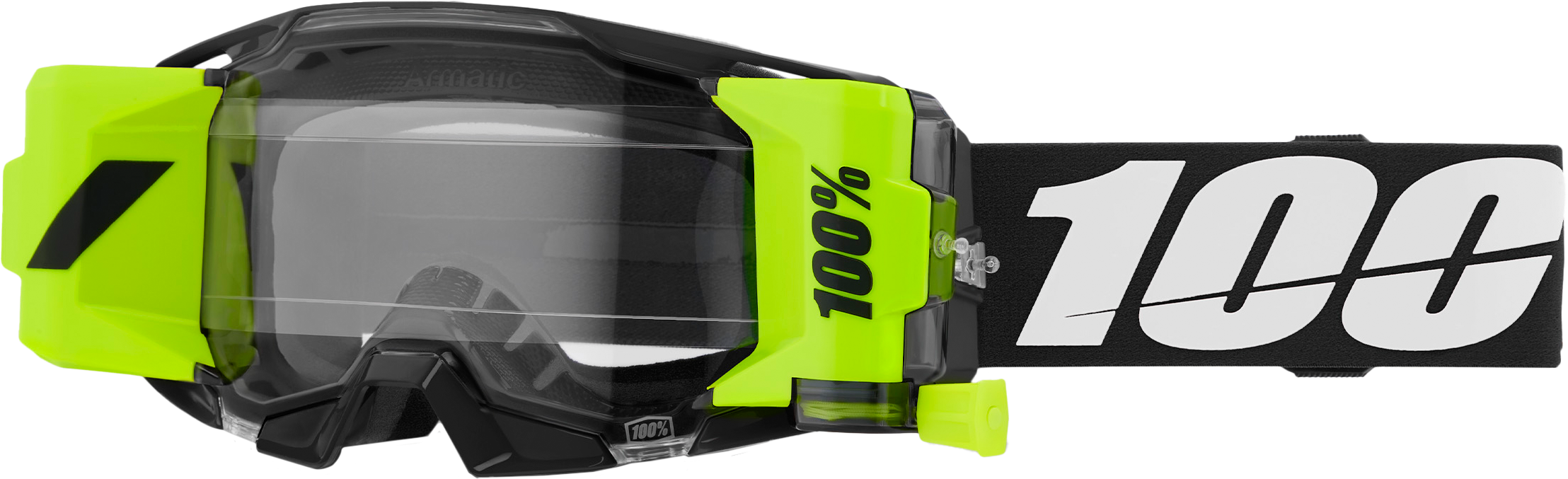 Photo of ARMATIC FORCAST GOGGLE BLACK CLEAR LENS by 100-PERCENT - Premium Eyewear for UTVs / Side by Sides