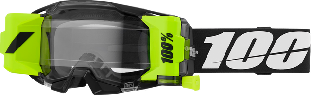 Photo of ARMATIC FORCAST GOGGLE BLACK CLEAR LENS by 100-PERCENT - Premium Eyewear for UTVs / Side by Sides