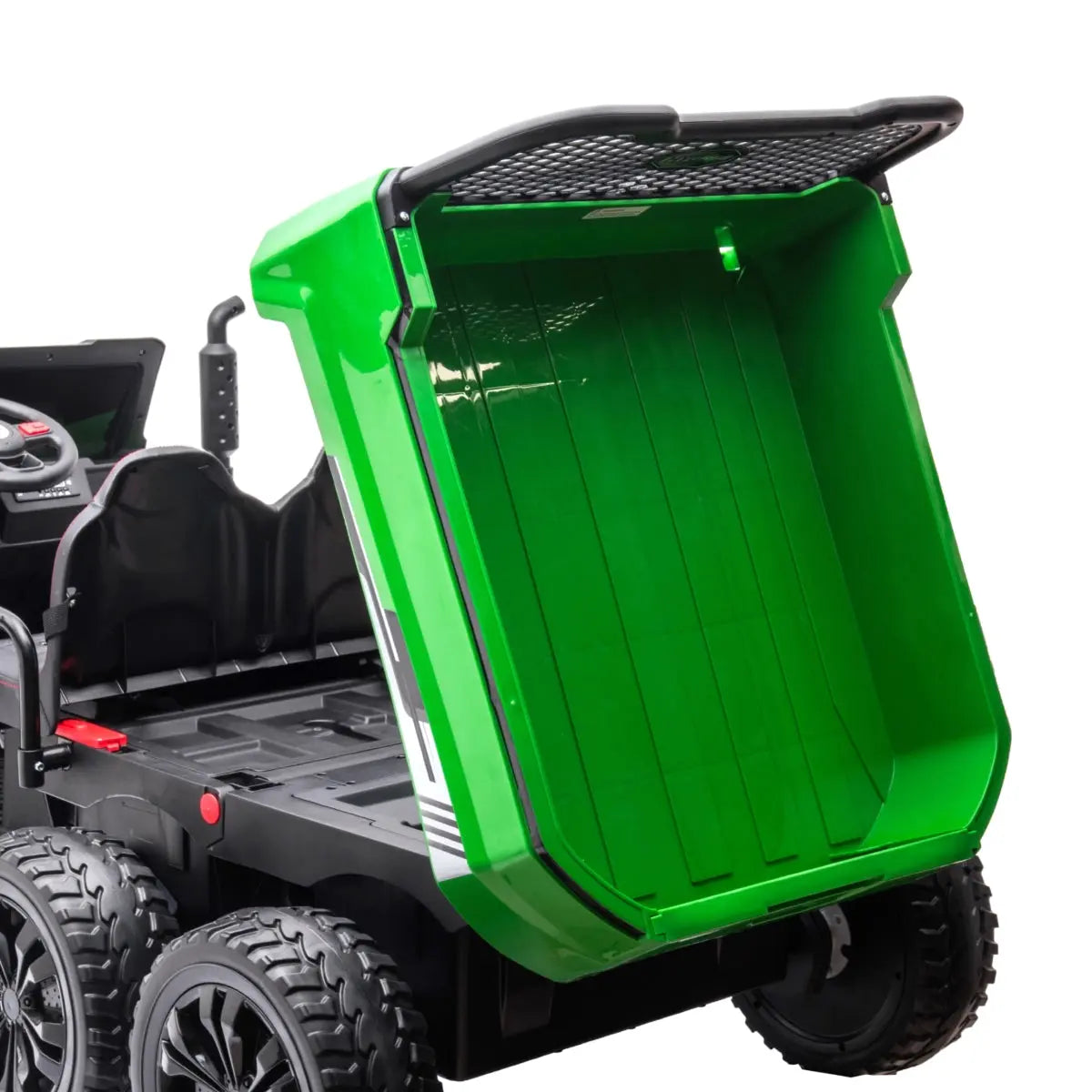 Photo of 24V 6 Wheeler Freddo Tractor Trailer 2 Seater Ride-on with Dump Cart and Parental Remote by Freddo Toys - Premium Electric Kids Cars for UTVs / Side by Sides