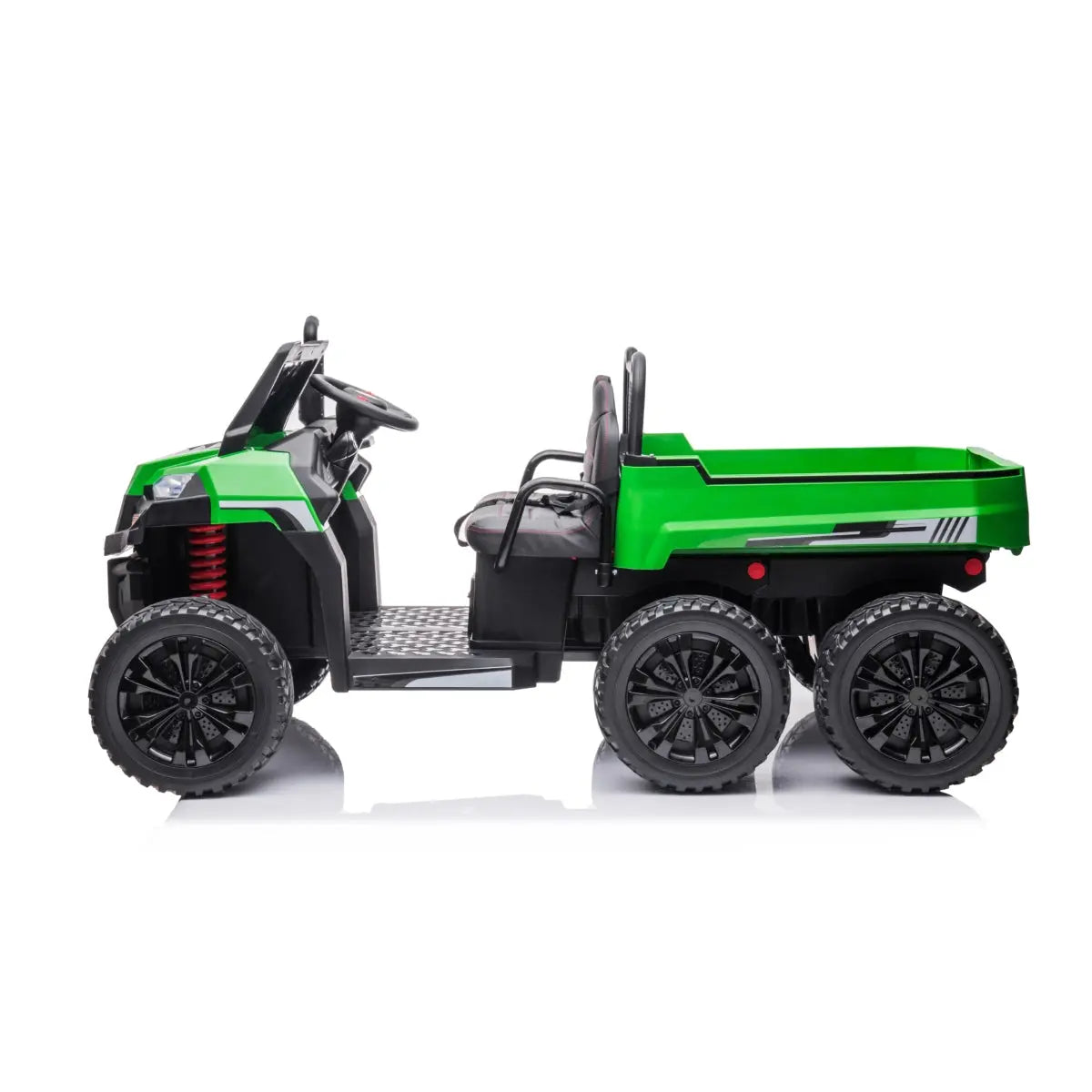 Photo of 24V 6 Wheeler Freddo Tractor Trailer 2 Seater Ride-on with Dump Cart and Parental Remote by Freddo Toys - Premium Electric Kids Cars for UTVs / Side by Sides
