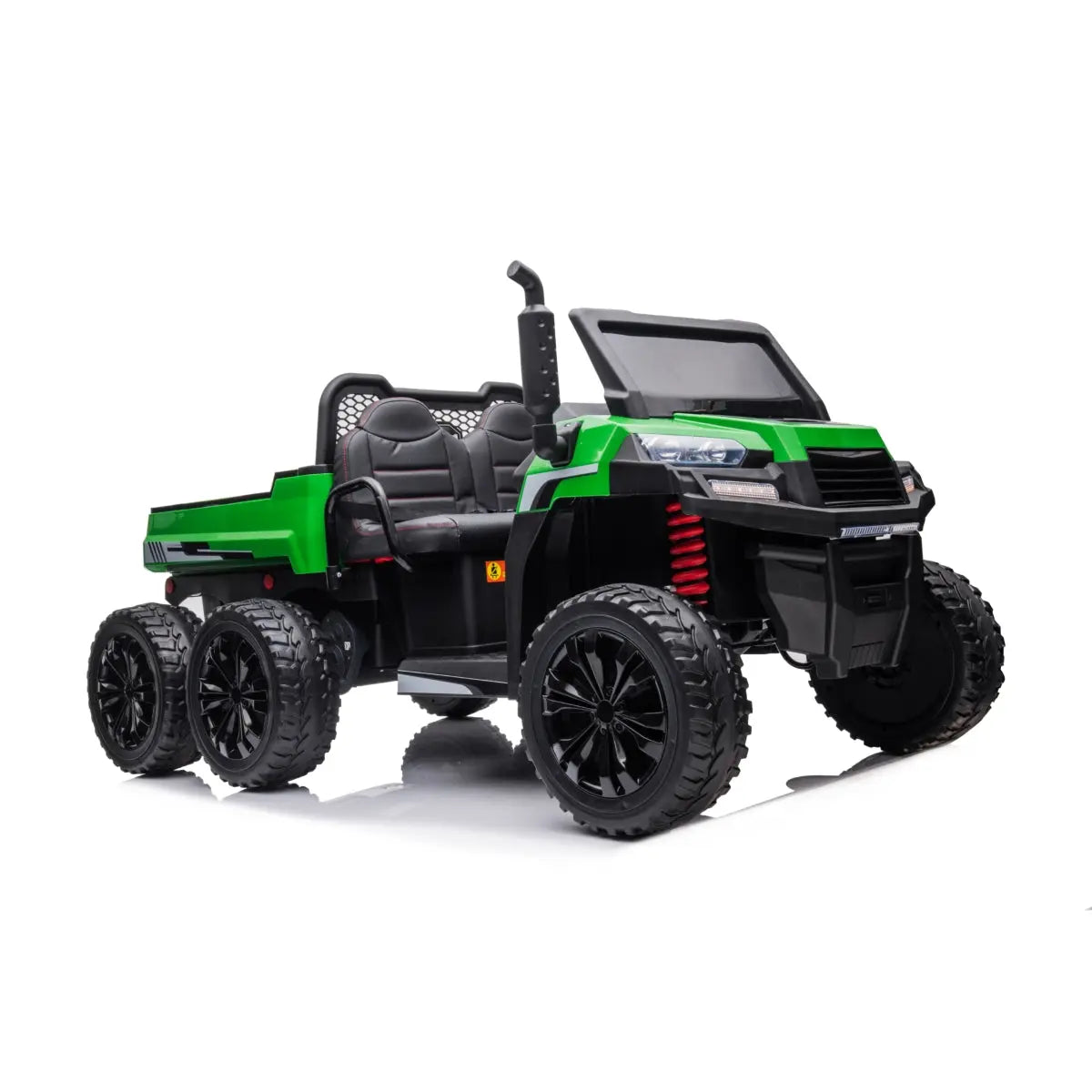 Photo of 24V 6 Wheeler Freddo Tractor Trailer 2 Seater Ride-on with Dump Cart and Parental Remote by Freddo Toys - Premium Electric Kids Cars for UTVs / Side by Sides