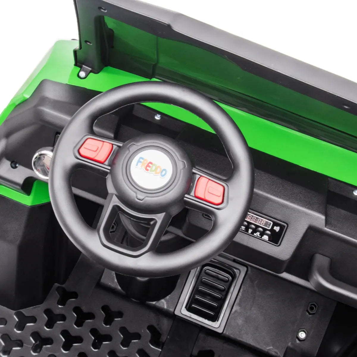Photo of 24V 6 Wheeler Freddo Tractor Trailer 2 Seater Ride-on with Dump Cart and Parental Remote by Freddo Toys - Premium Electric Kids Cars for UTVs / Side by Sides