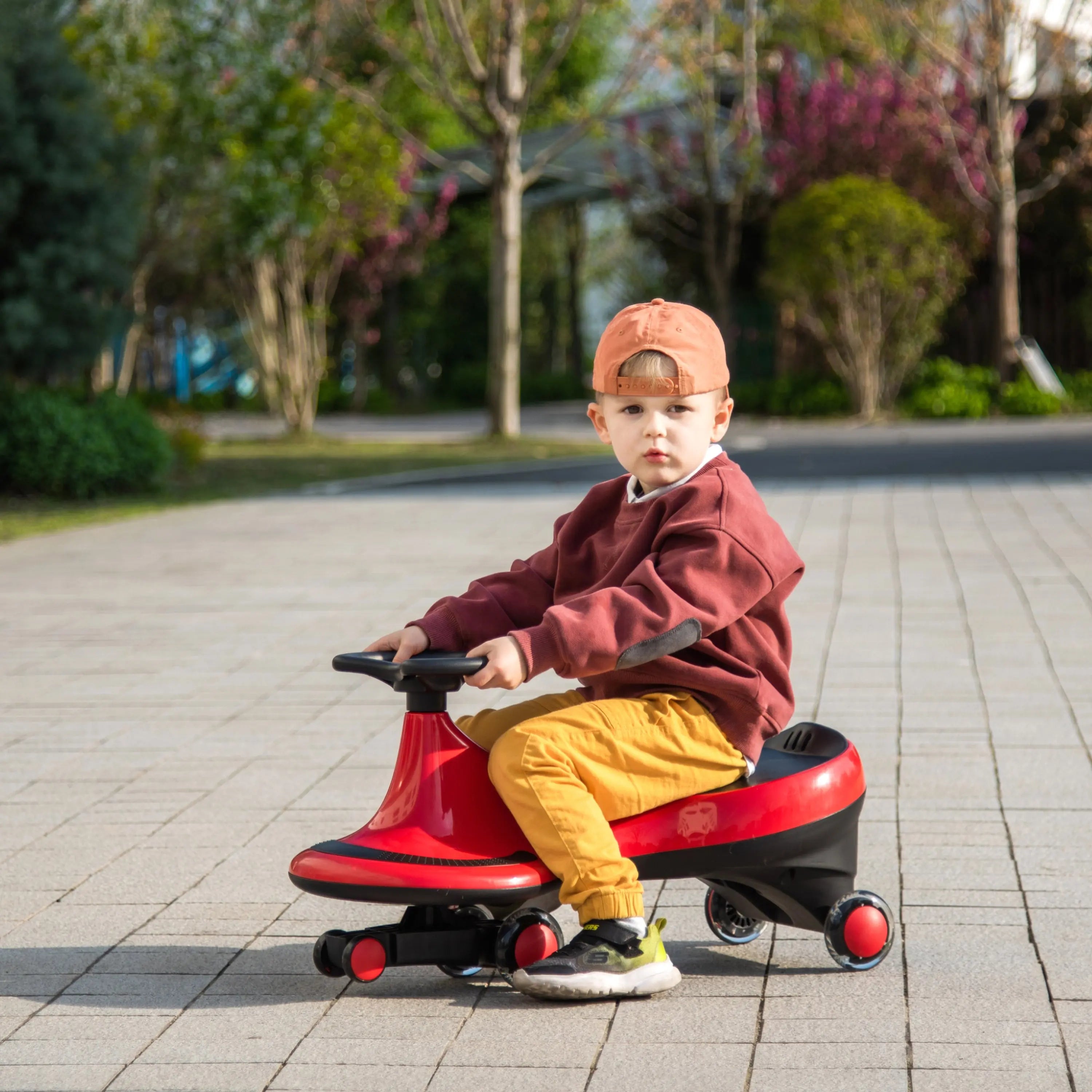 Photo of Freddo Toys Swing Car with Flashing Wheels by Freddo Toys - Premium Toys for UTVs / Side by Sides