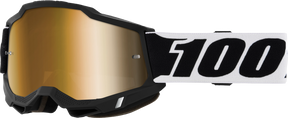 100% Accuri 2 Goggles - Blck001 True Gold Mirror Lens