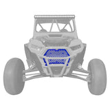 50 Caliber Racing Polaris RZR XP1000 / XP Turbo / Turbo S CNC Billet Grill with Bumper Notch - 2-Tone + Multiple Colors
