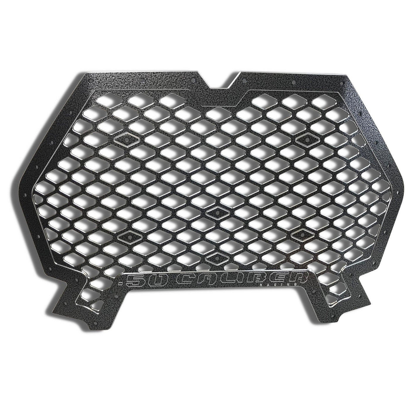50 Caliber Racing Polaris RZR XP1000 / XP Turbo / Turbo S CNC Billet Grill with Bumper Notch - 2-Tone + Multiple Colors