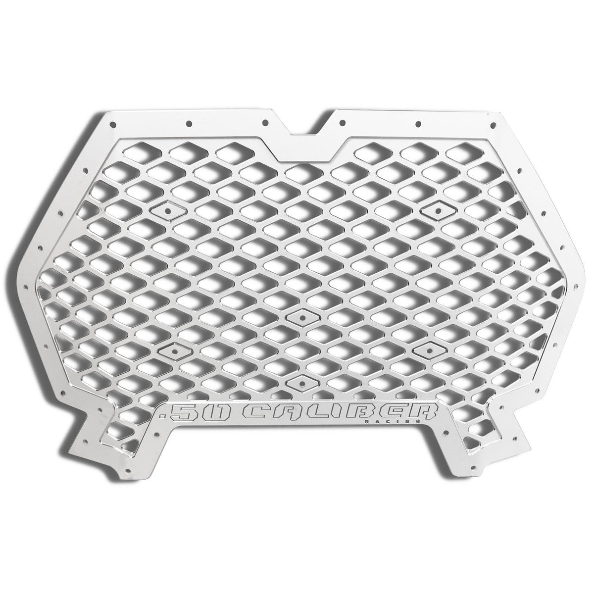 50 Caliber Racing Polaris RZR XP1000 / XP Turbo / Turbo S CNC Billet Grill with Bumper Notch - 2-Tone + Multiple Colors