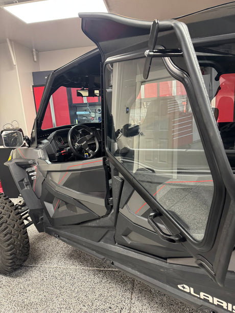 Photo of POLARIS RZR Turbo S 4-SEAT Cab Enclosure "THE VAULT" Upper Side Doors & Panels (Patent Pending) by Dirt Warrior Accessories - Premium VAULT for UTVs / Side by Sides