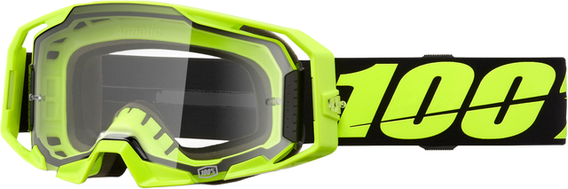 Photo of ARMATIC GOGGLE NEON YELLOW CLEAR LENS by 100-PERCENT - Premium Eyewear for UTVs / Side by Sides