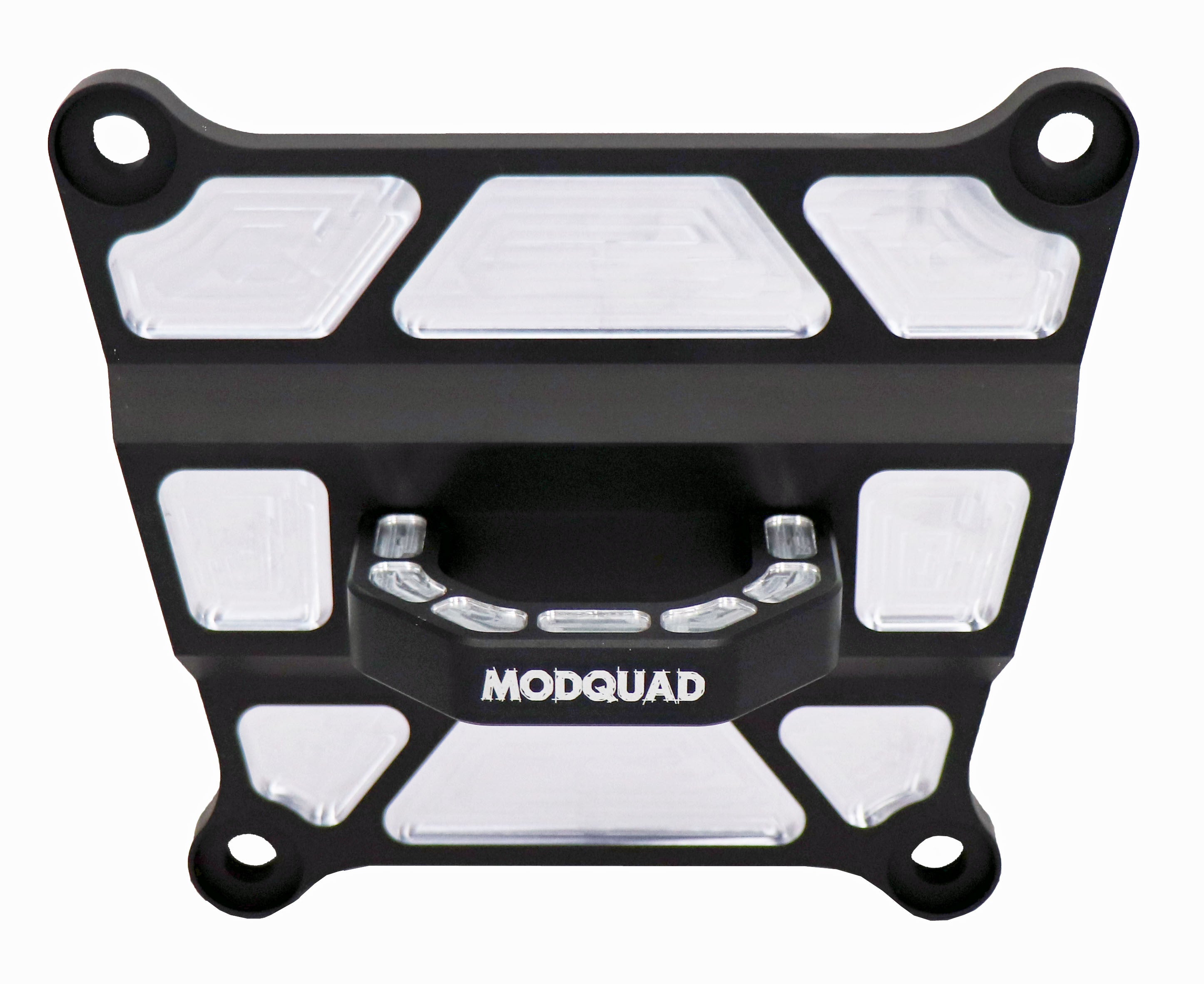 Photo of REAR DIFFERENTIAL PLATE WITH HOOK BLACK HON by MODQUAD - Premium Guards/Braces for UTVs / Side by Sides