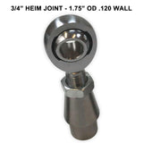 Single Joint Rod End - 3/4" Chromoly Heim - 1.75" OD Tubing