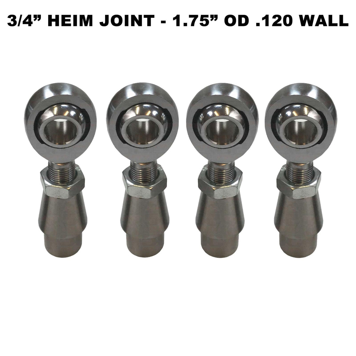 Sway Bar Link Fab Kit - 3/4" Chromoly Heim Joints + Bungs for 1.75" OD Tubing - 50 Caliber Racing image 4