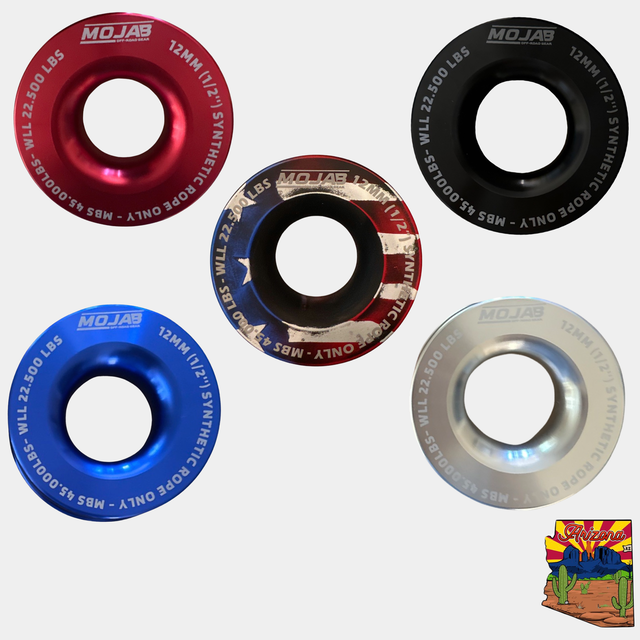 Photo of Snatch ring (diameter 3.8'') (LIFETIME WARRANTY*) by MOJAB OFFROAD - Premium Snatch ring for UTVs / Side by Sides