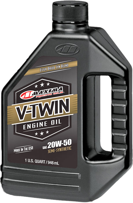 Photo of V-TWIN SYN BLEND ENGINE OIL 20W50 32OZ by MAXIMA - Premium Chemicals for UTVs / Side by Sides
