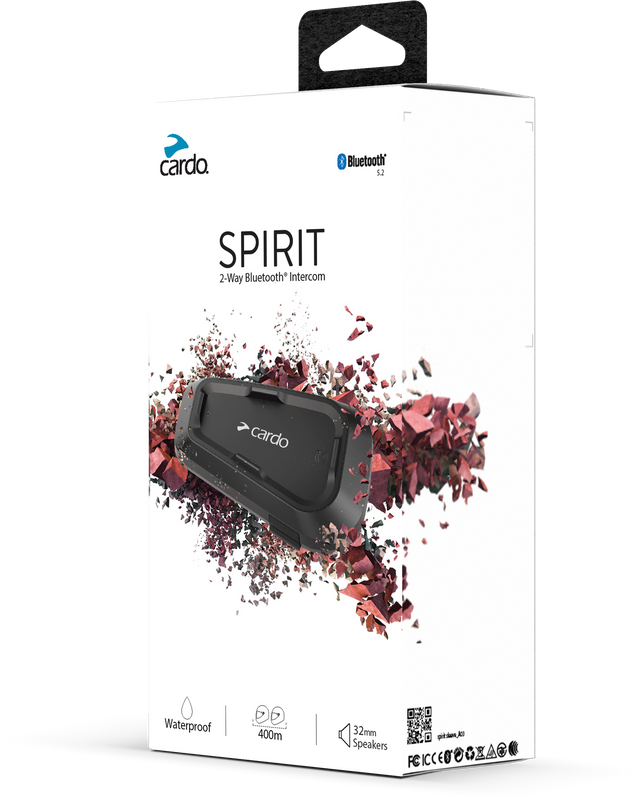 Photo of SPIRIT BLUETOOTH HEADSET SINGLE by CARDO - Premium Audio/Visual/Communication for UTVs / Side by Sides